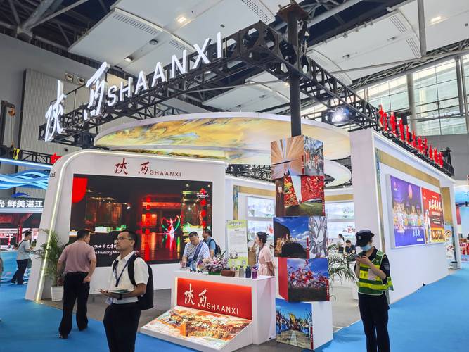广州国际旅游展览会木结构特装展台设计制作搭建案例